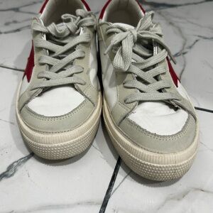 Golden Goose Kids Sneakers - Red and Gray